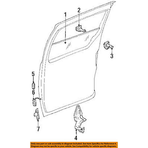 Chrysler Oem Side Sliding Door Stabilizer 4675516ab Com Chrysler Oem Side Sliding Door, 2008 Chrysler Town And Country Sliding Door Parts Diagram