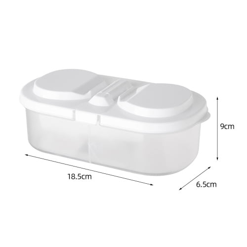 Zerodeko 3pcs Sealed Glass Box Sealable Food Containers Snack Containers  for Toddlers Glass Salsa Jar Snap Clear Food Containers with Lids Sealed  Food