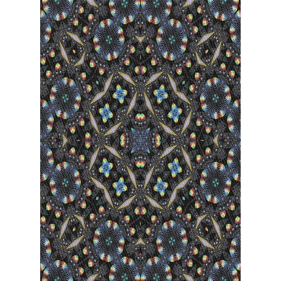 Ahgly Company Machine Washable Indoor Rectangle Transitional Grey Gray Area Rugs, 5' x 8'