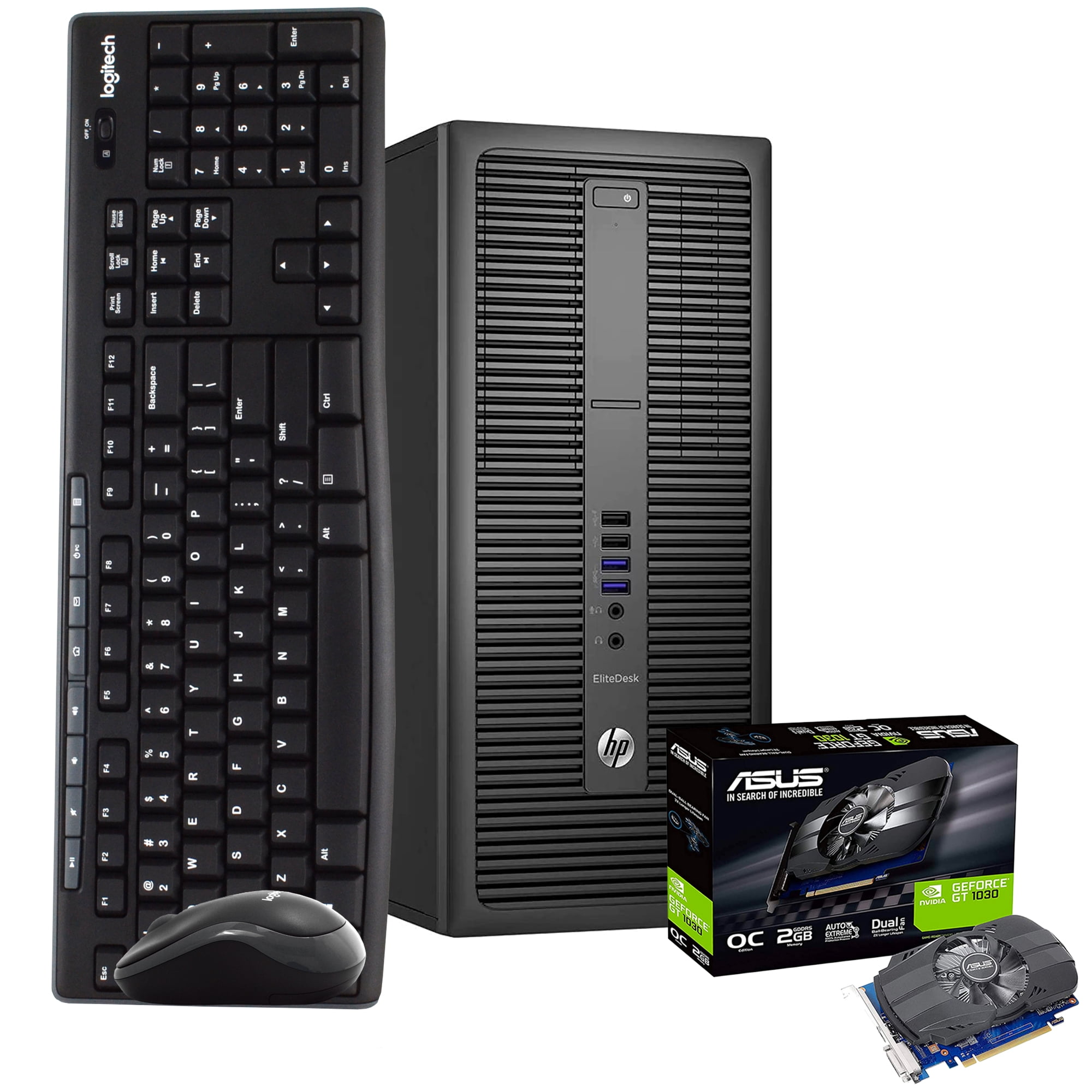 HP ProDesk 600G1 Tower Computer PC, 3.20 GHz Intel i5 Quad Core Gen 4, 16GB DDR3 RAM, 512GB SSD Hard Drive, Windows 10 Home 64bit