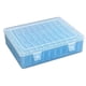 thumbnail image 5 of Caja de almacenamiento de joyería transparente, estuche de almacenamiento de joyería, 30 compartimentos, práctico con tapa, contenedor de cuentas para Azul, 5 of 9
