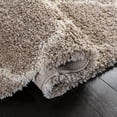 thumbnail image 6 of SAFAVIEH Hudson Jaye Plush Geometric Shag Area Rug, Beige/Ivory, 7' x 7' Square, 6 of 9