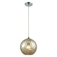 thumbnail image 2 of Elk Home 10-Inch Wide Watersphere Pendant, Modern, Polished Chrome, 2 of 2