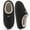 Black, variant on Ecetana Men's Slippers Slip On Memory Foam House Slippers Comfy Warm Winter Home Shoes