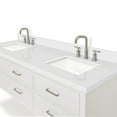 thumbnail image 4 of Ariel W073dwqrvo Hutton 72" Wall Mounted Double Basin Vanity Set - White / Pure White Top, 4 of 7