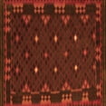 thumbnail image 1 of Ahgly Company Indoor Square Southwestern Orange Country Area Rugs, 5' Square, 1 of 1