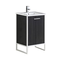 Fine Fixtures Vdara 20" Bathroom vanity Cabinet Set, Dawn Gray