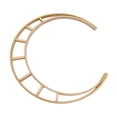 thumbnail image 4 of arctrm DIY Moon Wind Chime Hoop DIY Crafts Multifunctional Wooden Crafting Supplies for 45cm, 4 of 10