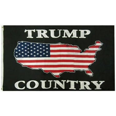 Trump Country USA 100D Woven Poly Nylon 3x5 Flag