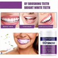 thumbnail image 3 of Purple Teeth Whitening Powder for Stain Removal and Fresh Breath, Deep Cleaning and Brightening Solution, 3 of 5