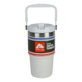thumbnail image 4 of Ozark Trail 18 oz Swivel Tumbler, White with Red/Blue Stripes, 4 of 8