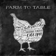 thumbnail image 3 of Grey, Jace 12x12 Black Modern Framed Museum Art Print Titled - Farm To Chicken, 3 of 5
