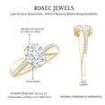 thumbnail image 5 of Certified Lab Grown Diamond 1 Carat Engagement Ring, EF-VS Quality - With Jewelry Box, 14K Yellow Gold, US 8.00, 5 of 8