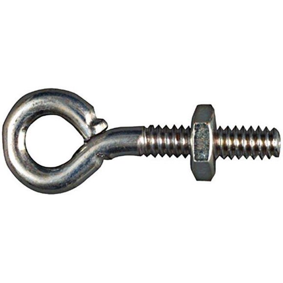 Baron Manufacturing 63901 Eye Bolt 0.5 x 8 in. Zinc Plated - Pack of 10