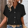 thumbnail image 4 of ZJXFGS Ladies Blouses Ladies Tops Fringe Tops for Women Cute Blouses for Women Women'S Shirts Womens' Tops Tees & Blouses Plus Size Women Blouses Black L, 4 of 9