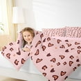 thumbnail image 4 of Feelyou Kawaii Love Heart Bedding Comforter Set, Fashion Graffiti Cartoon Twin Comforter Sets, Teens Kids Boys Girls Reversible Bedding Set, Luxury Bedroom Decor, 2pcs, 4 of 8