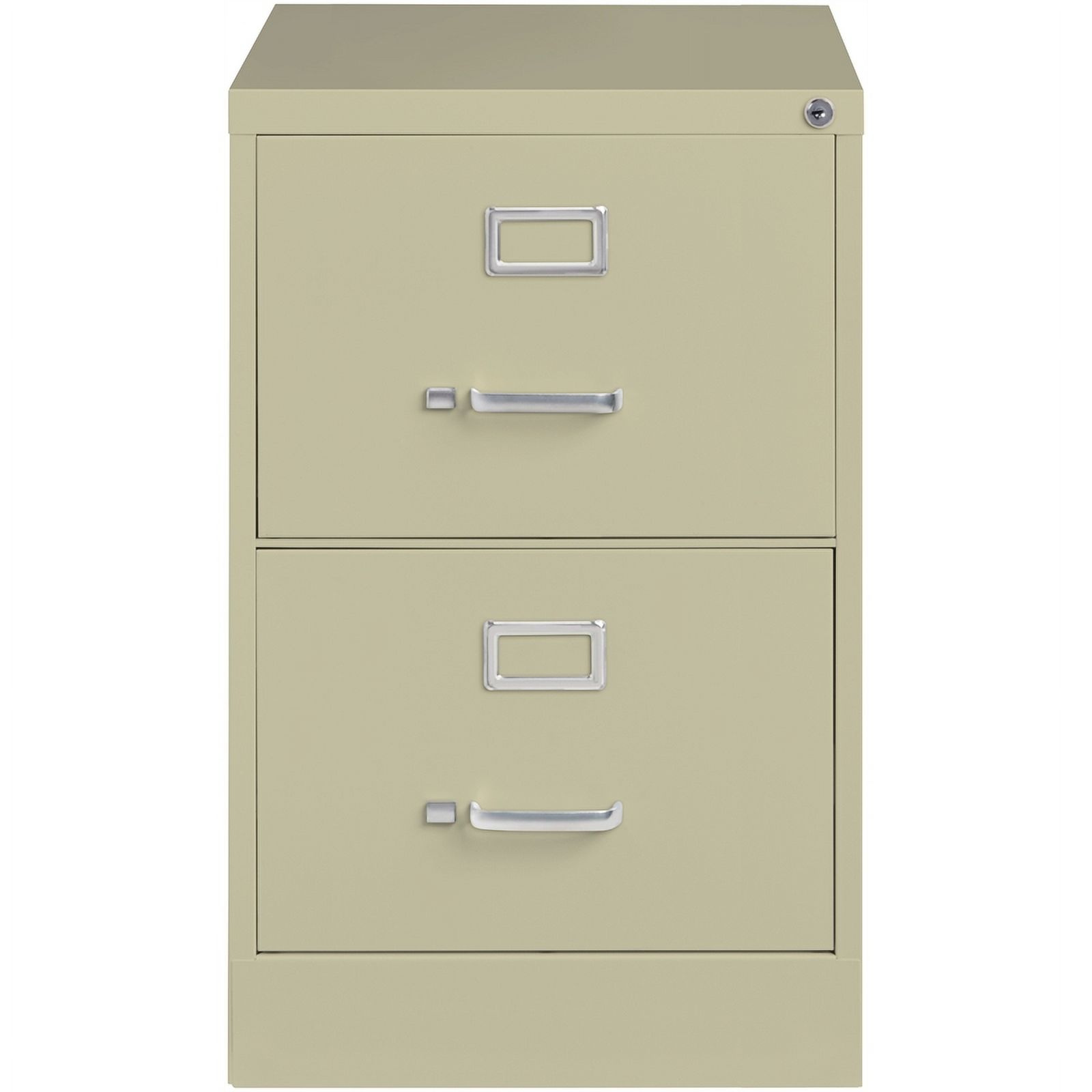 Scranton & Co 26.5" 2-Drawer Metal Legal Width Vertical File Cabinet in Beige - image 2 of 5