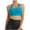 Black, variant on Wireless Sports Bra for Women, Criss-Cross Back Padded Strappy Yoga Bra Workout Tops with Medium Support
