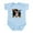 Sky Blue, variant on CafePress - Border Collie Clown Infant Bodysuit - Baby Light Bodysuit, Size Newborn - 24 Months