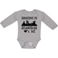 thumbnail image 3 of Inktastic Atlanta Georgia Someone Loves Me Skyline Boys or Girls Long Sleeve Baby Bodysuit, 3 of 5