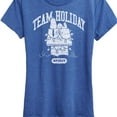 thumbnail image 3 of Peanuts - Snoopy Team Holiday Spirit - Women's Short Sleeve Graphic T-Shirt, 3 of 6