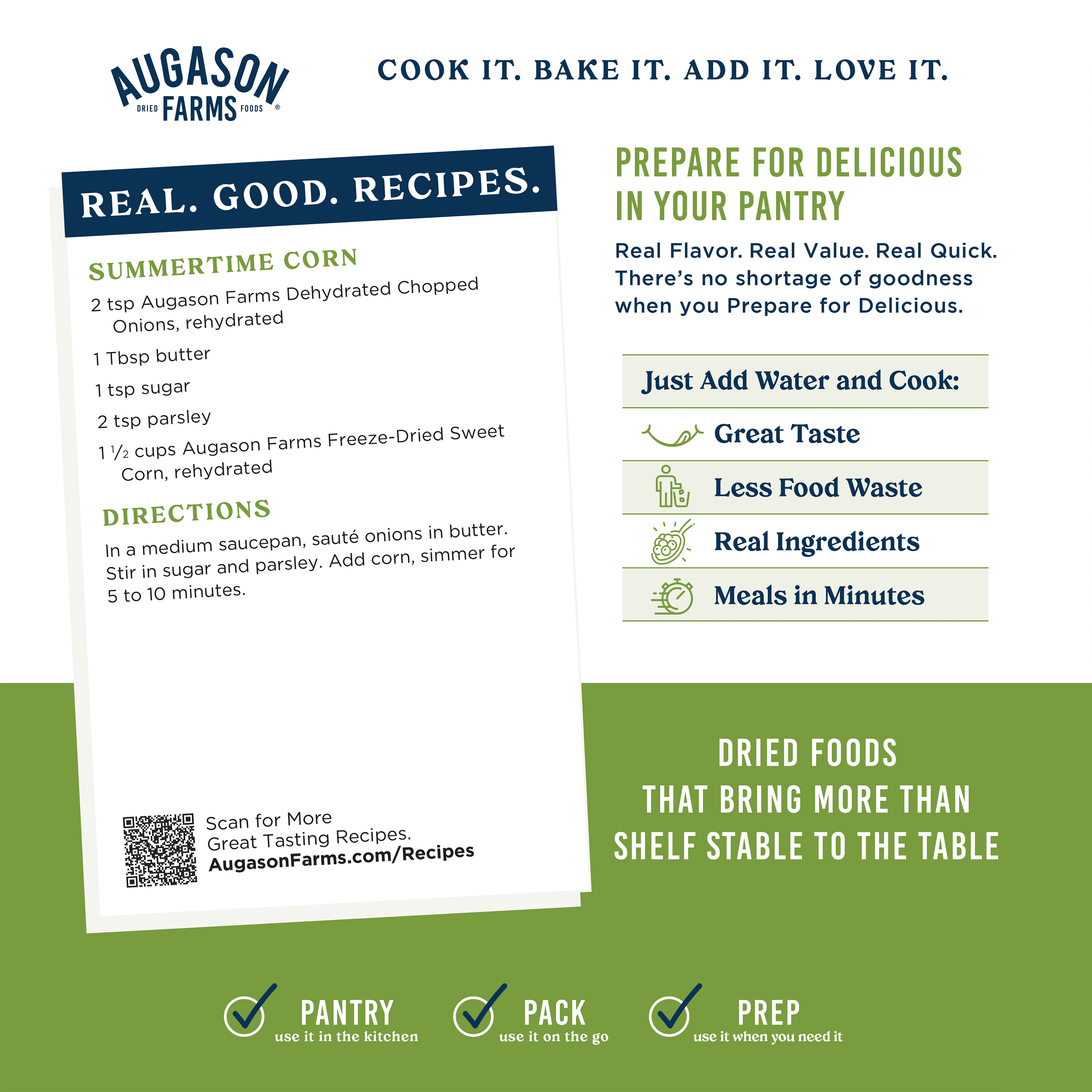 (3 pack) Augason Farms Freeze Dried Sweet Corn Can, Emergency Food Supply, Everyday Meals, 30 Servings