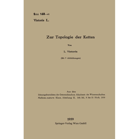 Zur Topologie der Ketten, (Paperback)