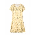 thumbnail image 2 of DAKIMOE Nightgowns for Women Soft Short Sleeve Night Shirts Womens Print Sleep Shirts Loose Comfy Pajamas Sleepwear, 2 of 7