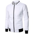 thumbnail image 6 of Yokua Men's coat Casual Fit Baseball Letterman coat Boys Bomber coat, 6 of 11