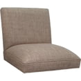 thumbnail image 3 of Extra Tall Solid Wood Bar Stool Sommerville 34" - Basin Beige Fabric - Honey, 3 of 4
