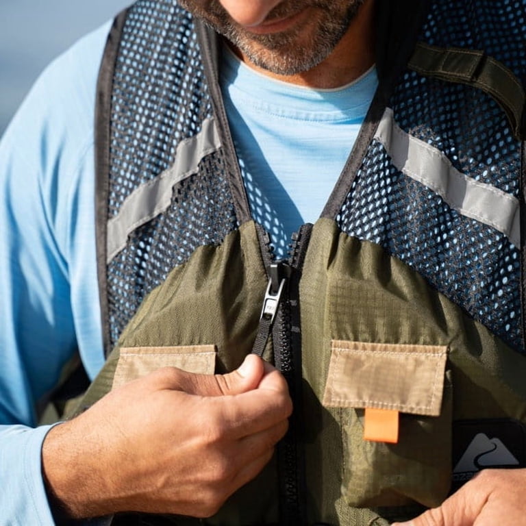 Ozark Trail Adult Unisex Fishing Vest with Quick-Release Fasteners