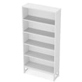 thumbnail image 4 of Spaco Bookshelf, 529lbs Capacity Tall Bookshelf - Durable Metal Frame & Thick Particleboard, White, 4 of 6