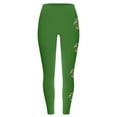 thumbnail image 4 of VgaVtl Leggings for Women Plus Size High Waist Green Womens Pants Plus Size Graphic Fitness Tight Leisure Comfy Pants, 4 of 4