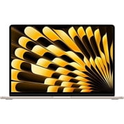 Restored Apple MacBook Air 15-inch - Apple M2 Chip with 8-core CPU and 10-core GPU, 256GB - Starlight 2023 - MQKU3LL/A -