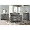 thumbnail image 4 of Soho Baby Sheridan 4-in-1 Convertible Crib, Graphite Gray, 4 of 15
