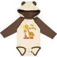 thumbnail image 3 of Inktastic My Mommy Loves Me Giraffe Boys or Girls Long Sleeve Baby Bodysuit, 3 of 5