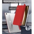 thumbnail image 4 of Funda Protectora Transparente Smart Cover para Samsung Galaxy Tab A9 (8.7 Pulgadas) - Estuche Carcasa Rígida Antigolpes y Cubierta Color Rojo., 4 of 6