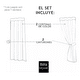 thumbnail image 4 of Béla Home Cortinas Cocina Estampada 1.30 Alto X 2m Ancho (Copos), 4 of 4