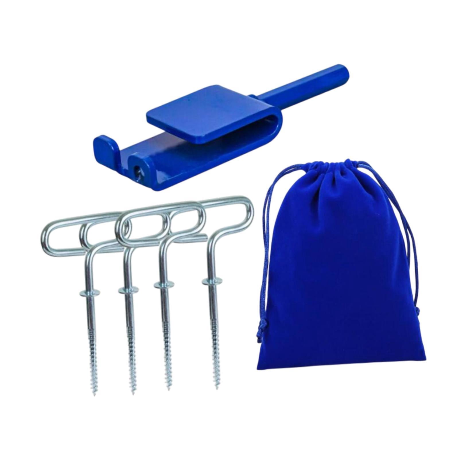 GARENDE Ice Fishing Anchor Tool Metal for Anchors Make Set up Shelter Quick and Easy