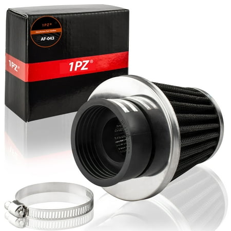 - (Pack of 2) 50MM CHROME AIR FILTER Cone Honda Kawasaki Suzuki Yamaha KTM Motorcycle