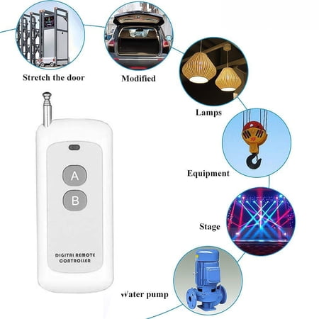 controller,Distance 2ch Remote Distance 433 Portable 2 Channel Distance Remote 1000m Distance Remote 2 433 Portable Key 1000m Key Remote Channel433 2ch Distance 2ch 2