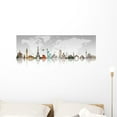 thumbnail image 1 of Travel World Monument Concept Wall Mural Decal Sticker, Wallmonkeys Peel & Stick Vinyl Graphic (36 in W x 12 in H), 1 of 4