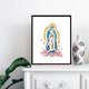 thumbnail image 5 of Plantilla para pintar la Virgen de Guadalupe (11,7 x 8,3 pulgadas). Plantilla reutilizable para pintar sobre madera, pared, suelo, tela, muebles, decoración del hogar y manualidades., 5 of 9