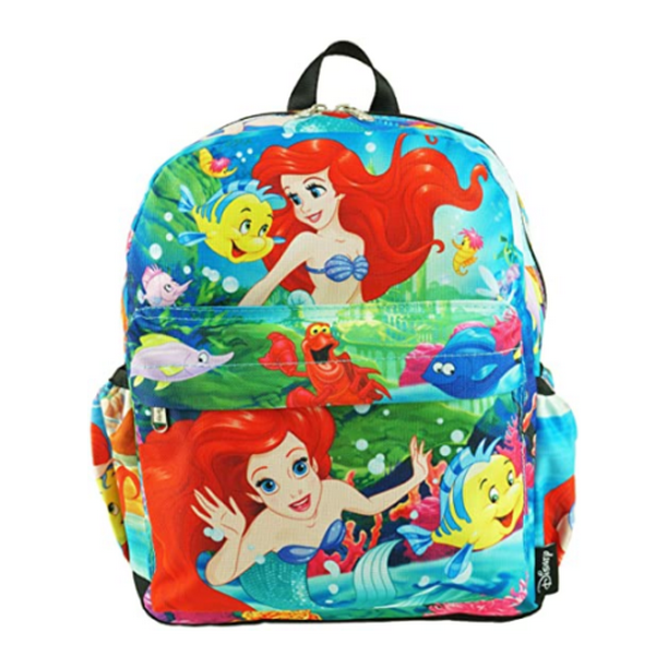 KBNL Disney Princess Ariel Deluxe Oversize Print 12" Backpack