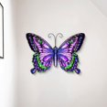 thumbnail image 2 of Mariposas, escultura artística de pared, decoración de mariposas de hierro forjado, decoración artística de pared de mariposa de Metal, 2 of 7