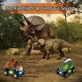 thumbnail image 3 of Dinosaur Toys for 2 3 4 Year Olds Boys,Niskite Dinosaur Car for Kids Toddler,Gifts for 5-8 Year Old Boy,Most Popular Birthday Presents for Girl Age 6 7 (2 Pack), 3 of 7