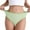 Green, variant on Velaura Underwear Womens Bikini Cut Hi Cut Panties for Women Remote Control Vibe for Woman Panties Pretty Womens Panties Waist Trainer for Women Postpartum Women's Mid High Waist Mesh Briefs Solid
