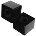 thumbnail image 6 of Pretyzoom 2Pcs Black ABS Microphone Clip on Flag Station for Interview and Logo Display, 6 of 8