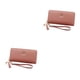 thumbnail image 4 of Cartera Sonducket elegante y práctica para mujer de cuero PU color Rosa profundo 2Conjunto, 4 of 6