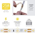 thumbnail image 3 of Armacost Lighting  RibbonFlex Pro 12V White LED Strip Light Tape 60 LEDs/m 20 ft (6m) - 3000K, 3 of 6
